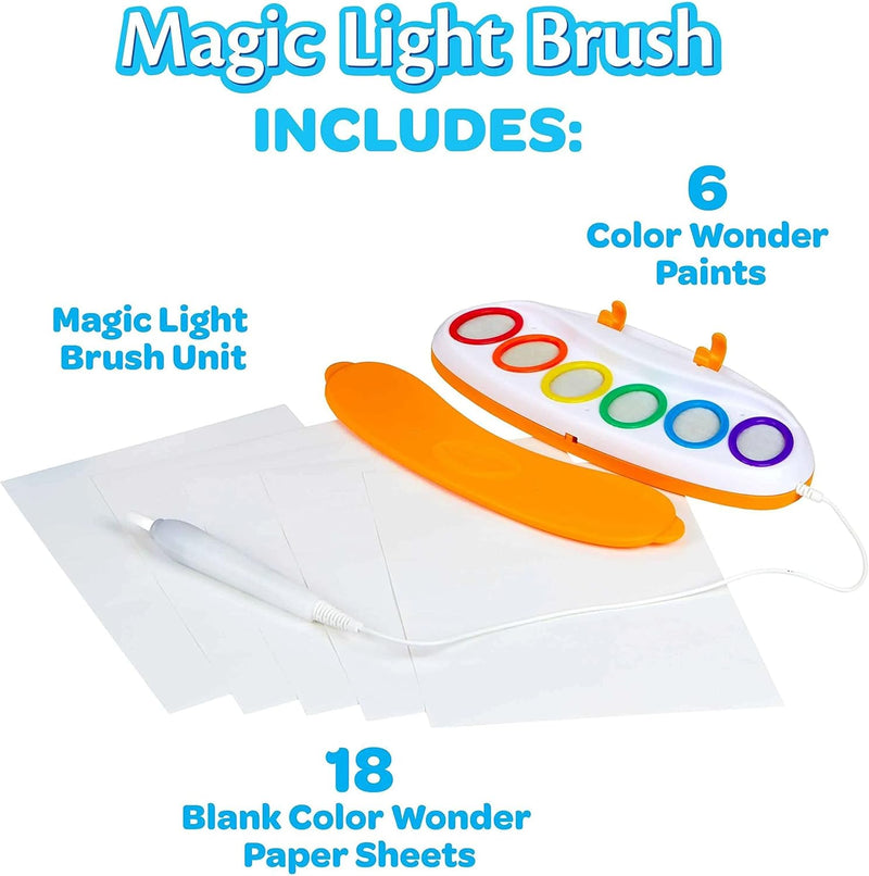 Pincel de luz mágica Color Wonder - pintura sem bagunça [PAGUE 1 LEVE 2 + 20 FOLHAS PARA DESENHO]