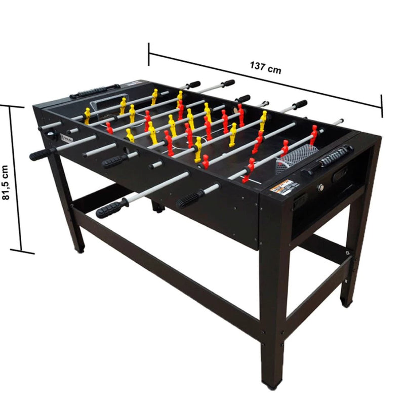 Mesa Multijogos 2 em 1 Pebolim e Sinuca